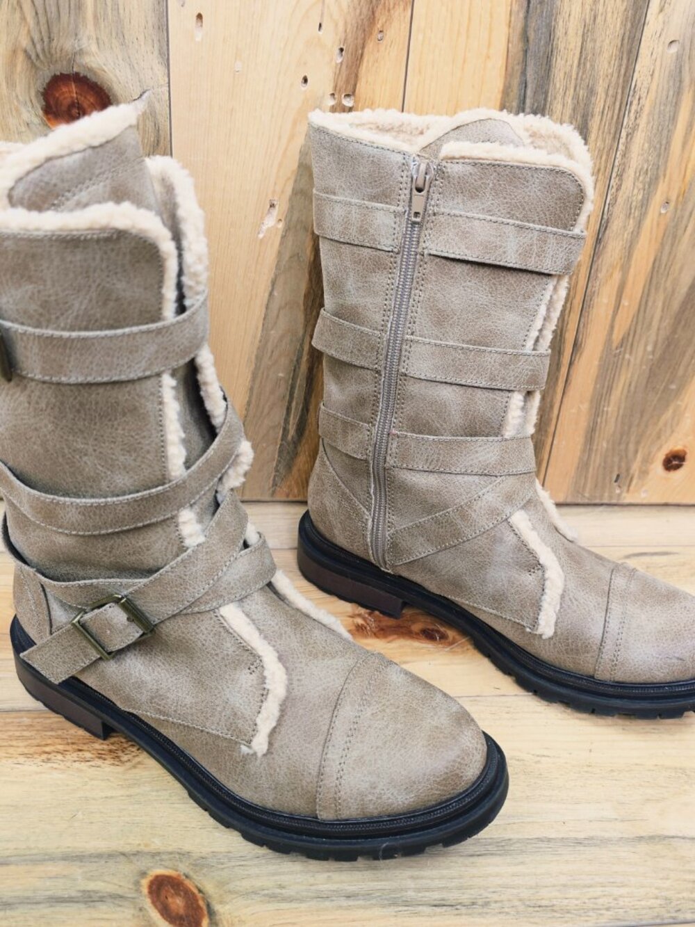 ROCKET DOG Fleece Lined Winter Boots Size 8.5 - Picture 6 of 6